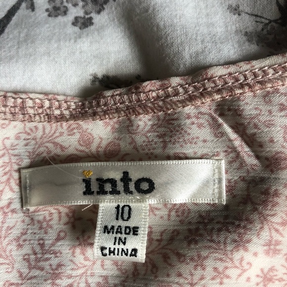 Tiger mist Front tie Top - Picture 2 of 4